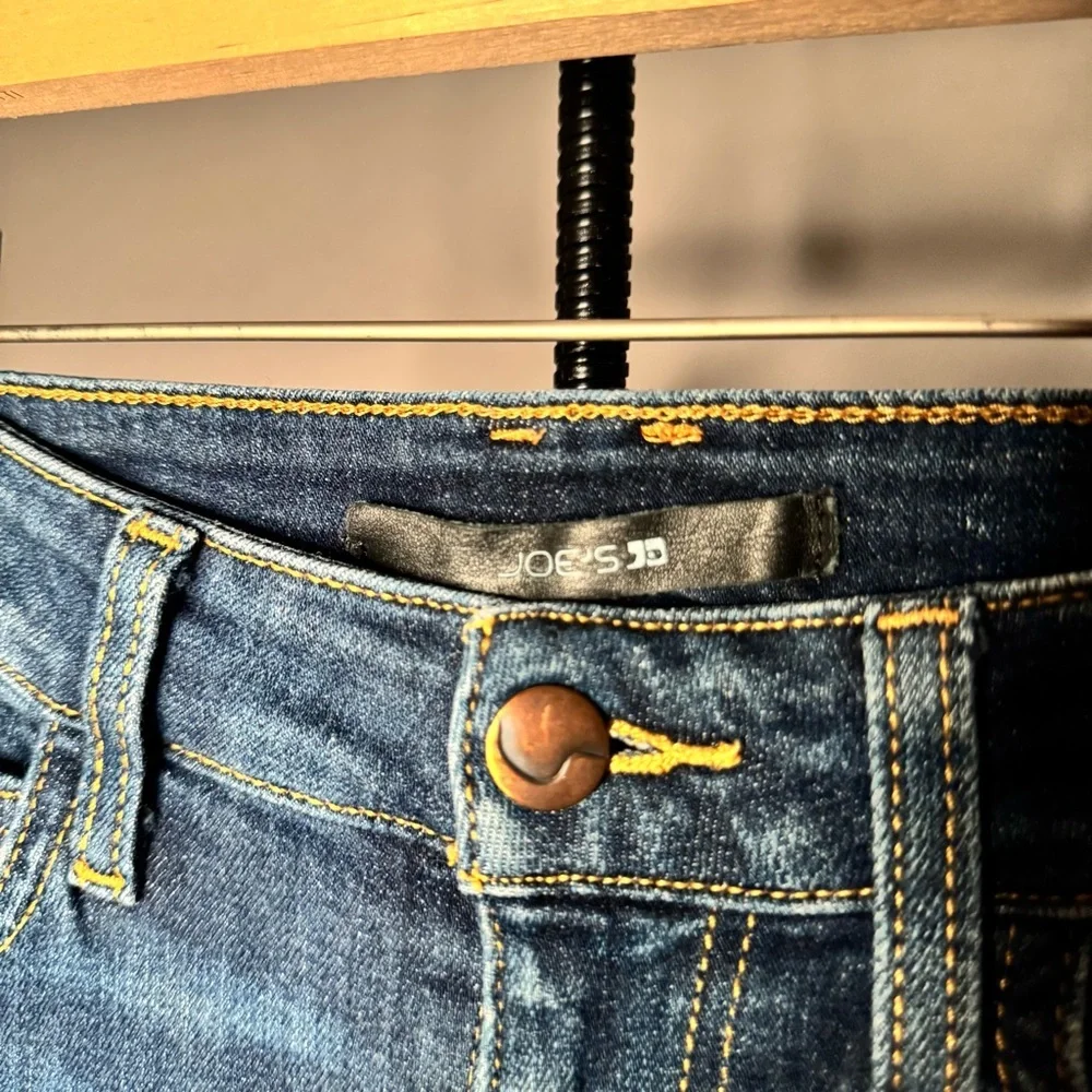 Joe’s Jeans Women’s Skinny Ankle Aubree Stretch Denim Mid-rise Dark Size 24 - Picture 2 of 12